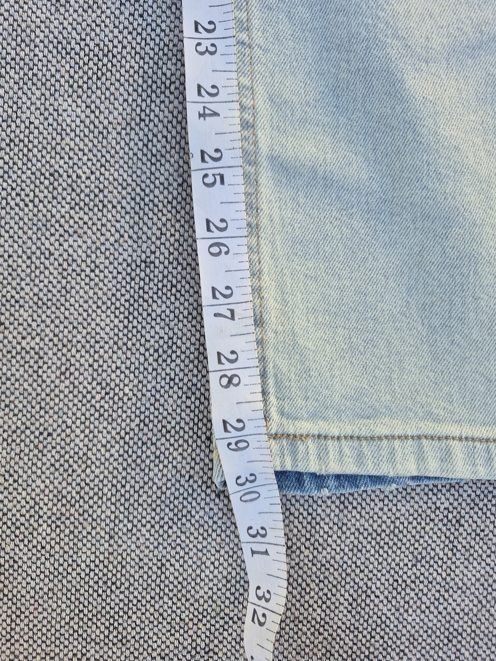 Wild Fable Super High Rise Straight Jeans Light Wash Size 16 - Picture 5 of 11
